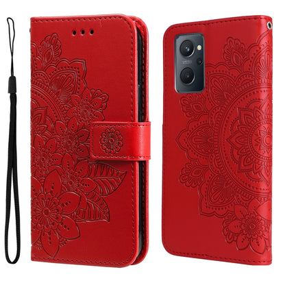 7-petal Flowers Embossing Pattern Horizontal Flip Leather Case, For Xiaomi Redmi Note 11 4G(Global), For Xiaomi Redmi Note 11 Pro 4G, For OPPO Realme 9i / A36 4G / A76 4G(Global), For OPPO Realme 9 Pro+, For OPPO Realme GT2 Pro                         ...
