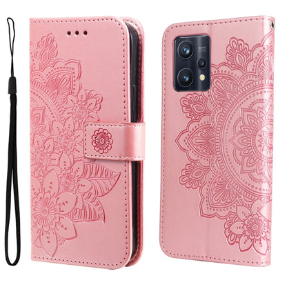 7-petal Flowers Embossing Pattern Horizontal Flip Leather Case, For Xiaomi Redmi Note 11 4G(Global), For Xiaomi Redmi Note 11 Pro 4G, For OPPO Realme 9i / A36 4G / A76 4G(Global), For OPPO Realme 9 Pro+, For OPPO Realme GT2 Pro                         ...