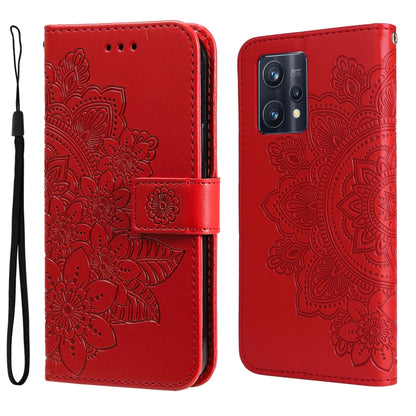 7-petal Flowers Embossing Pattern Horizontal Flip Leather Case, For Xiaomi Redmi Note 11 4G(Global), For Xiaomi Redmi Note 11 Pro 4G, For OPPO Realme 9i / A36 4G / A76 4G(Global), For OPPO Realme 9 Pro+, For OPPO Realme GT2 Pro                         ...