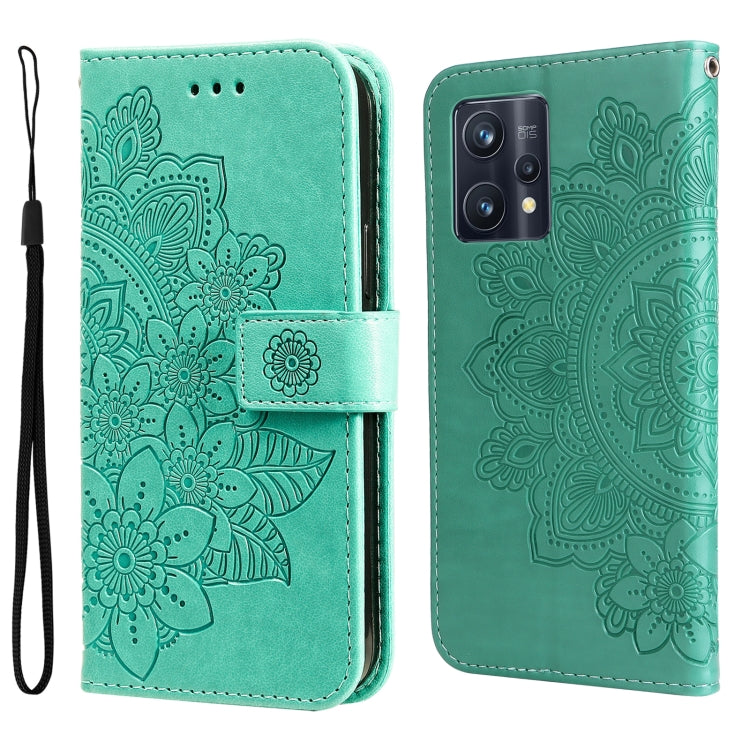 7-petal Flowers Embossing Pattern Horizontal Flip Leather Case, For Xiaomi Redmi Note 11 4G(Global), For Xiaomi Redmi Note 11 Pro 4G, For OPPO Realme 9i / A36 4G / A76 4G(Global), For OPPO Realme 9 Pro+, For OPPO Realme GT2 Pro                         ...