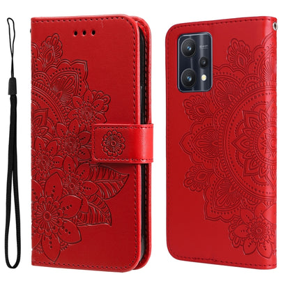 7-petal Flowers Embossing Pattern Horizontal Flip Leather Case, For Xiaomi Redmi Note 11 4G(Global), For Xiaomi Redmi Note 11 Pro 4G, For OPPO Realme 9i / A36 4G / A76 4G(Global), For OPPO Realme 9 Pro+, For OPPO Realme GT2 Pro                         ...