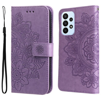 7-petal Flowers Embossing Pattern Horizontal Flip Leather Case, For Xiaomi Redmi Note 11 4G(Global), For Xiaomi Redmi Note 11 Pro 4G, For OPPO Realme 9i / A36 4G / A76 4G(Global), For OPPO Realme 9 Pro+, For OPPO Realme GT2 Pro                         ...