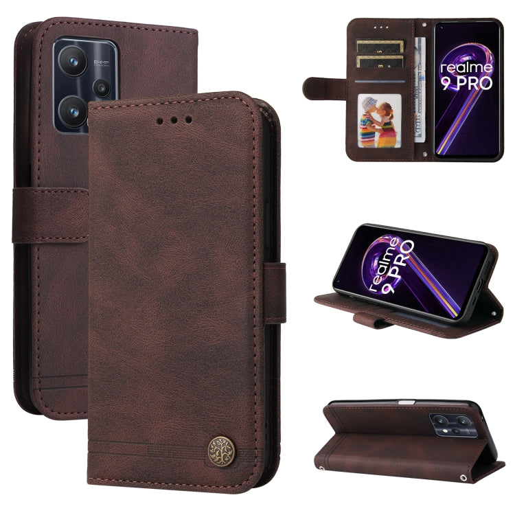 Skin Feel Life Tree Metal Button Horizontal Flip Leather Case, For Xiaomi Redmi Note 11 4G(Global), For Xiaomi Redmi Note 11 Pro 4G, For OPPO Realme 9i / A36 4G / A76 4G(Global), For OPPO Realme GT2 Pro, For OPPO Realme 9 Pro+                          ...