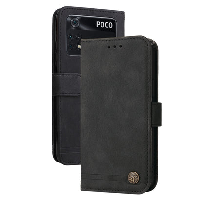 Skin Feel Life Tree Metal Button Horizontal Flip Leather Case, For Xiaomi Redmi Note 11 4G(Global), For Xiaomi Redmi Note 11 Pro 4G, For OPPO Realme 9i / A36 4G / A76 4G(Global), For OPPO Realme GT2 Pro, For OPPO Realme 9 Pro+                          ...