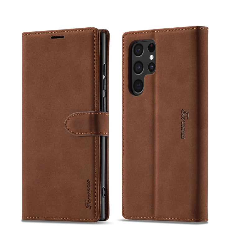 Forwenw F1 Series Matte Strong Magnetism Leather Phone Case, For Samsung Galaxy A13 5G, For Samsung Galaxy A52, For Samsung Galaxy A53 5G, For Samsung Galaxy S22 Ultra 5G, For Samsung Galaxy S22 5G, For Samsung Galaxy S21 FE 5G, For Samsung Galaxy S22+ 5G
