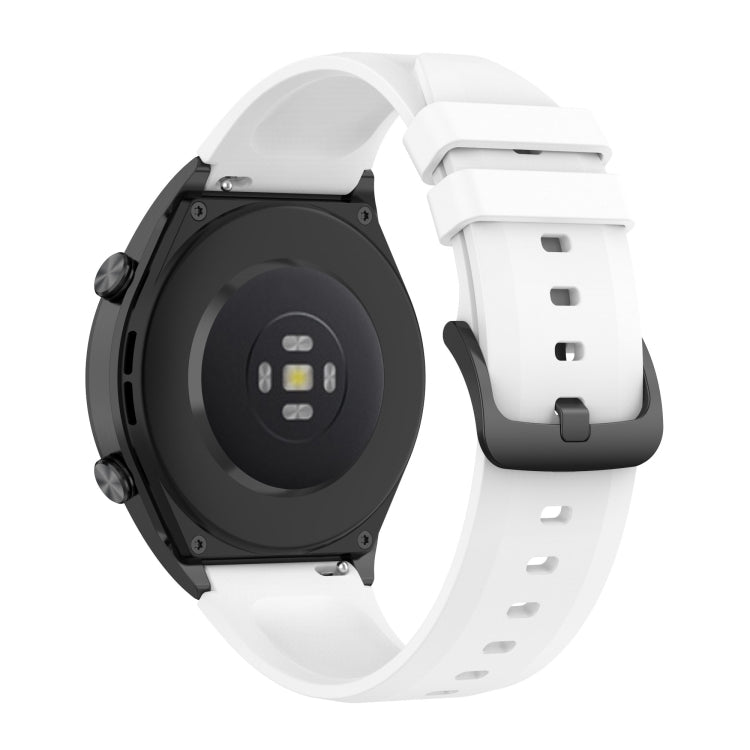 22mm Protruding Head Glossy Silicone Watchband, For Xiaomi Watch S1