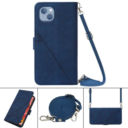 Crossbody 3D Embossed Flip Leather Phone Case, For iPhone 13 mini, For iPhone 13, For iPhone 13 Pro, For iPhone 13 Pro Max, For iPhone 12 mini, For iPhone 12, For iPhone 12 Pro, For iPhone 12 Pro Max