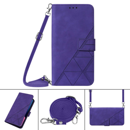 Crossbody 3D Embossed Flip Leather Phone Case, For iPhone 13 mini, For iPhone 13, For iPhone 13 Pro, For iPhone 13 Pro Max, For iPhone 12 mini, For iPhone 12, For iPhone 12 Pro, For iPhone 12 Pro Max