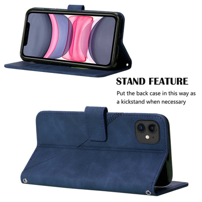 Crossbody 3D Embossed Flip Leather Phone Case, For iPhone 11, For iPhone 11 Pro, For iPhone 11 Pro Max, For iPhone X / XS, For iPhone XR, For iPhone XS Max, For iPhone SE 2022 / SE 2020 / 8 / 7, For iPhone 8 Plus / 7 Plus