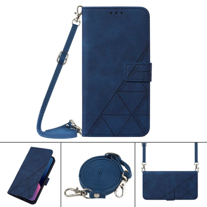 Crossbody 3D Embossed Flip Leather Phone Case, For iPhone 11, For iPhone 11 Pro, For iPhone 11 Pro Max, For iPhone X / XS, For iPhone XR, For iPhone XS Max, For iPhone SE 2022 / SE 2020 / 8 / 7, For iPhone 8 Plus / 7 Plus