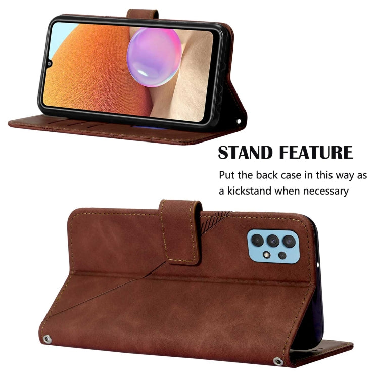 Crossbody 3D Embossed Flip Leather Phone Case, For Samsung Galaxy A32 5G / M32 5G, For Samsung Galaxy A33 5G, For Samsung Galaxy A42 5G, For Samsung Galaxy A52 4G / 5G, For Samsung Galaxy A53 5G, For Samsung Galaxy A72 4G / 5G, For Samsung Galaxy A82 5...