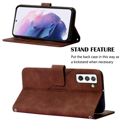 Crossbody 3D Embossed Flip Leather Phone Case, For Samsung Galaxy S22 5G, For Samsung Galaxy S22+ 5G, For Samsung Galaxy S22 Ultra 5G, For Samsung Galaxy A13 5G