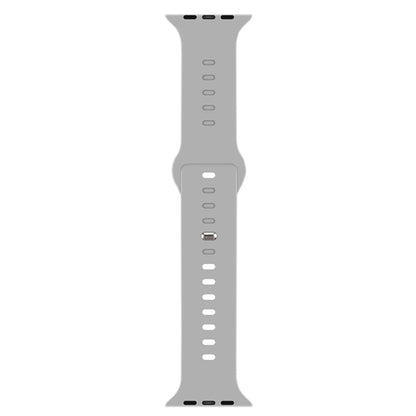 Liquid Silicone Watchband For Apple Watch Series, 7 41mm / 6&SE&5&4 40mm / 3&2&1 38mm, 7 45mm / 6&SE&5&4 44mm / 3&2&1 42mm
