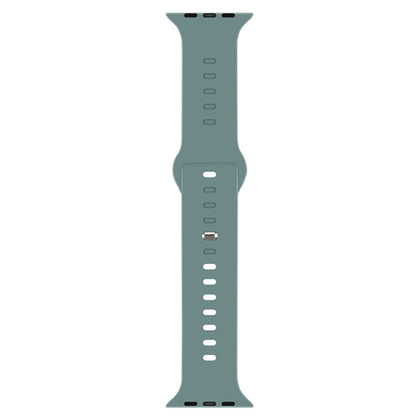 Liquid Silicone Watchband For Apple Watch Series, 7 41mm / 6&SE&5&4 40mm / 3&2&1 38mm, 7 45mm / 6&SE&5&4 44mm / 3&2&1 42mm