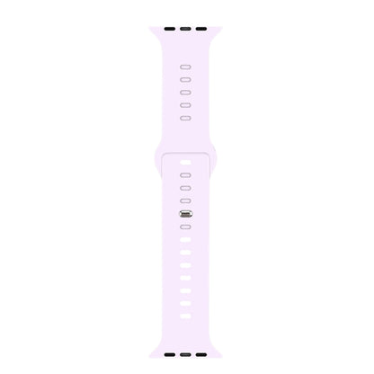 Liquid Silicone Watchband For Apple Watch Series, 7 41mm / 6&SE&5&4 40mm / 3&2&1 38mm, 7 45mm / 6&SE&5&4 44mm / 3&2&1 42mm