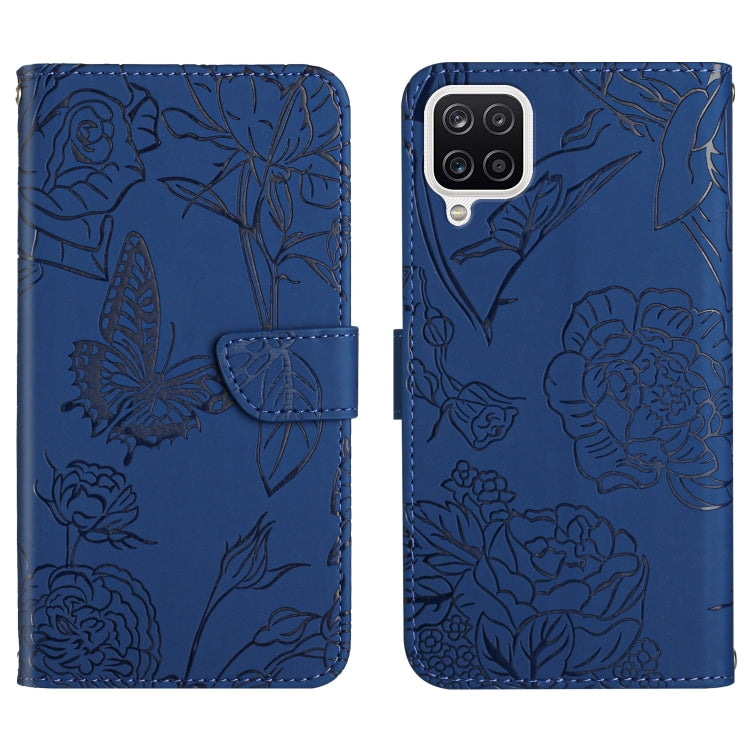 Skin Feel Butterfly Peony Embossed Leather Phone Case, For Samsung Galaxy A22 5G, For Samsung Galaxy A23 4G, For Samsung Galaxy A32 4G, For Samsung Galaxy A32 5G, For Samsung Galaxy A33 5G, For Samsung Galaxy A40, For Samsung Galaxy A41                ...