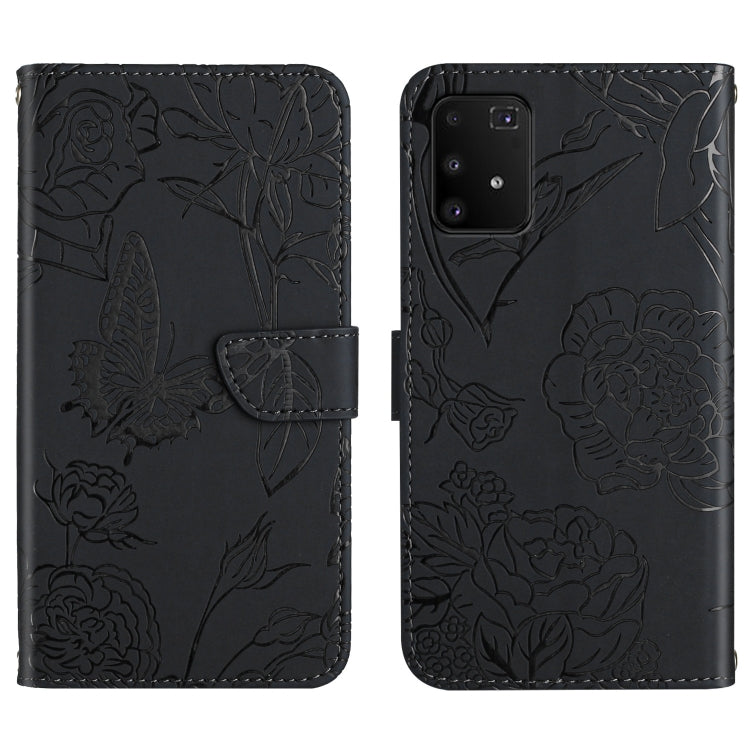 Skin Feel Butterfly Peony Embossed Leather Phone Case, For Samsung Galaxy A82, For Samsung Galaxy A91, For Samsung Galaxy F52 5G, For Samsung Galaxy F62 / M62, For Samsung Galaxy M10 / A10, For Samsung Galaxy M21, For Samsung Galaxy M31                ...