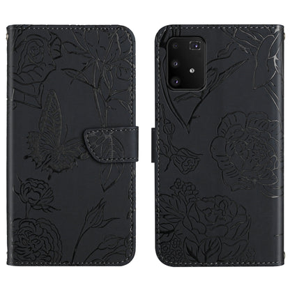 Skin Feel Butterfly Peony Embossed Leather Phone Case, For Samsung Galaxy A82, For Samsung Galaxy A91, For Samsung Galaxy F52 5G, For Samsung Galaxy F62 / M62, For Samsung Galaxy M10 / A10, For Samsung Galaxy M21, For Samsung Galaxy M31                ...