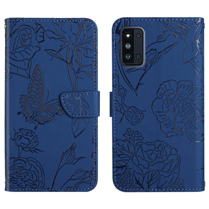 Skin Feel Butterfly Peony Embossed Leather Phone Case, For Samsung Galaxy A82, For Samsung Galaxy A91, For Samsung Galaxy F52 5G, For Samsung Galaxy F62 / M62, For Samsung Galaxy M10 / A10, For Samsung Galaxy M21, For Samsung Galaxy M31                ...
