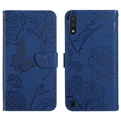 Skin Feel Butterfly Peony Embossed Leather Phone Case, For Samsung Galaxy A82, For Samsung Galaxy A91, For Samsung Galaxy F52 5G, For Samsung Galaxy F62 / M62, For Samsung Galaxy M10 / A10, For Samsung Galaxy M21, For Samsung Galaxy M31                ...
