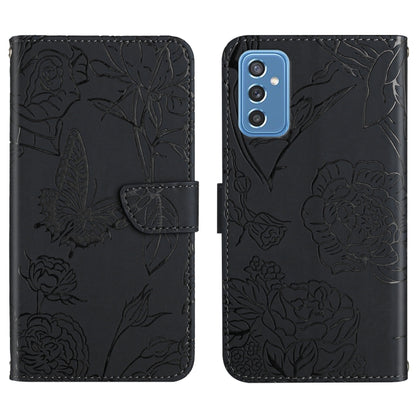 Skin Feel Butterfly Peony Embossed Leather Phone Case, For Samsung Galaxy A82, For Samsung Galaxy A91, For Samsung Galaxy F52 5G, For Samsung Galaxy F62 / M62, For Samsung Galaxy M10 / A10, For Samsung Galaxy M21, For Samsung Galaxy M31                ...