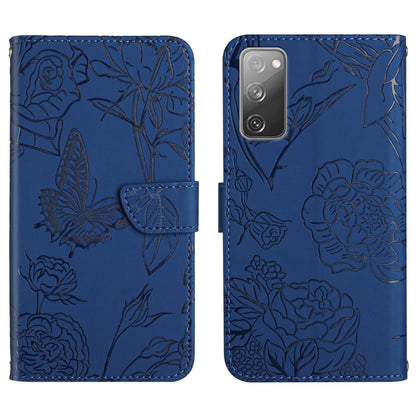Skin Feel Butterfly Peony Embossed Leather Phone Case, For Samsung Galaxy Note10, For Samsung Galaxy Note10+, For Samsung Galaxy Note20, For Samsung Galaxy Note20 Ultra, For Samsung Galaxy S10, For Samsung Galaxy S10+, For Samsung Galaxy S10e          ...