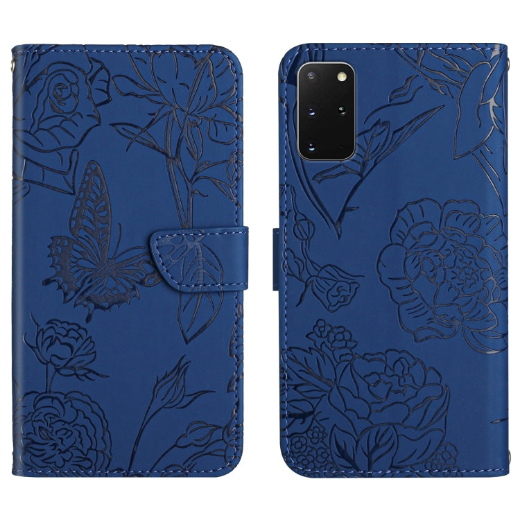 Skin Feel Butterfly Peony Embossed Leather Phone Case, For Samsung Galaxy S20+, For Samsung Galaxy S20 Ultra, For Samsung Galaxy S21 5G, For Samsung Galaxy S21 FE 5G, For Samsung Galaxy S21+ 5G, For Samsung Galaxy S21 Ultra 5G, For Samsung Galaxy S22 5...