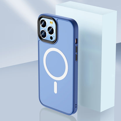Skin Feel TPU + Frosted PC MagSafe Phone Case, For iPhone 13 Pro Max, For iPhone 13 Pro, For iPhone 13, For iPhone 12 Pro Max, For iPhone 12 Pro, For iPhone 12