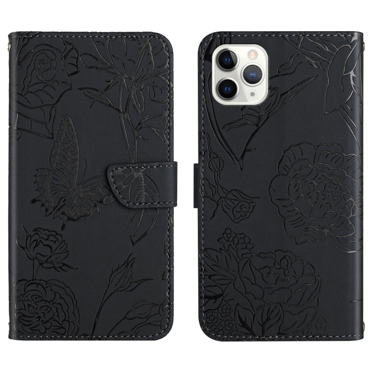 Skin Feel Butterfly Peony Embossed Leather Phone Case, For iPhone 13, For iPhone 13 mini, For iPhone 13 Pro, For iPhone 13 Pro Max, For iPhone XS / X, For iPhone XR, For iPhone XS Max