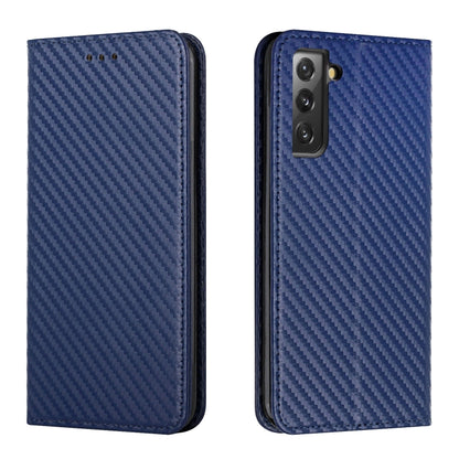 Carbon Fiber Texture Flip Holder Leather Phone Case, For Samsung Galaxy A13 5G, For Samsung Galaxy A33 5G, For Samsung Galaxy A53, For Samsung Galaxy S22 Ultra 5G, For Samsung Galaxy S22 5G, For Samsung Galaxy S22+ 5G, For OPPO A16, For vivo Y21