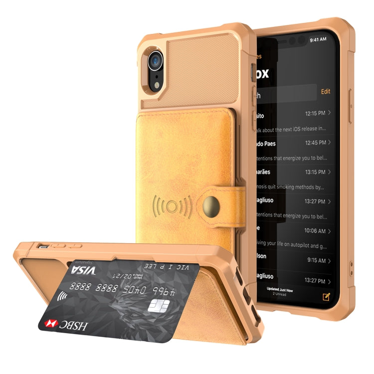 Magnetic Wallet Card Bag Leather Case, For iPhone 11 Pro Max, For iPhone X / XS, For iPhone XR, For iPhone XS Max, For iPhone SE 2022 / 2020 / 7 / 8, For iPhone 8 Plus / 7 Plus / 6 Plus