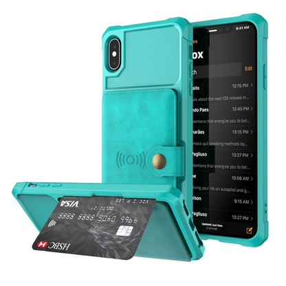 Magnetic Wallet Card Bag Leather Case, For iPhone 11 Pro Max, For iPhone X / XS, For iPhone XR, For iPhone XS Max, For iPhone SE 2022 / 2020 / 7 / 8, For iPhone 8 Plus / 7 Plus / 6 Plus