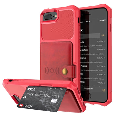 Magnetic Wallet Card Bag Leather Case, For iPhone 11 Pro Max, For iPhone X / XS, For iPhone XR, For iPhone XS Max, For iPhone SE 2022 / 2020 / 7 / 8, For iPhone 8 Plus / 7 Plus / 6 Plus
