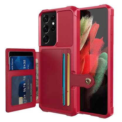 Magnetic Wallet Card Bag Leather Phone Case, For Samsung Galaxy S21 5G, For Samsung Galaxy S21+ 5G, For Samsung Galaxy S21 Ultra 5G, For Samsung Galaxy S20, For Samsung Galaxy S20+, For Samsung Galaxy S20 Ultra, For Samsung Galaxy Note20               ...