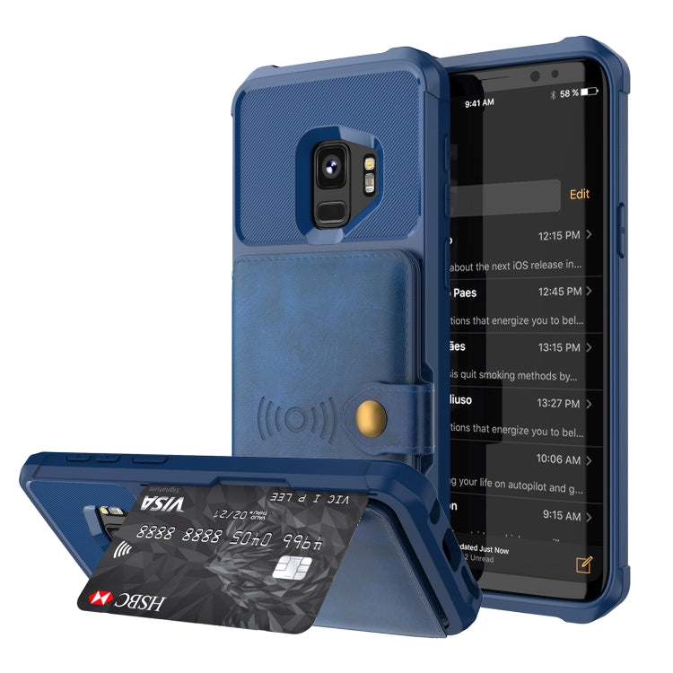 Magnetic Wallet Card Bag Leather Phone Case, For Samsung Galaxy Note10+, For Samsung Galaxy S10, For Samsung Galaxy S10e, For Samsung Galaxy S10+, For Samsung Galaxy Note9, For Samsung Galaxy S9, For Samsung Galaxy S9+, For Samsung Galaxy A12          ...