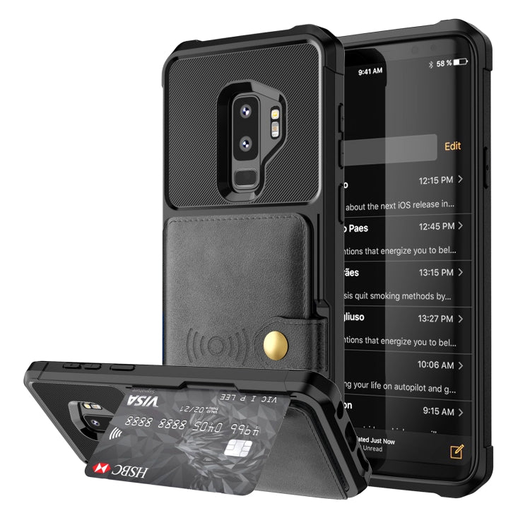 Magnetic Wallet Card Bag Leather Phone Case, For Samsung Galaxy Note10+, For Samsung Galaxy S10, For Samsung Galaxy S10e, For Samsung Galaxy S10+, For Samsung Galaxy Note9, For Samsung Galaxy S9, For Samsung Galaxy S9+, For Samsung Galaxy A12          ...