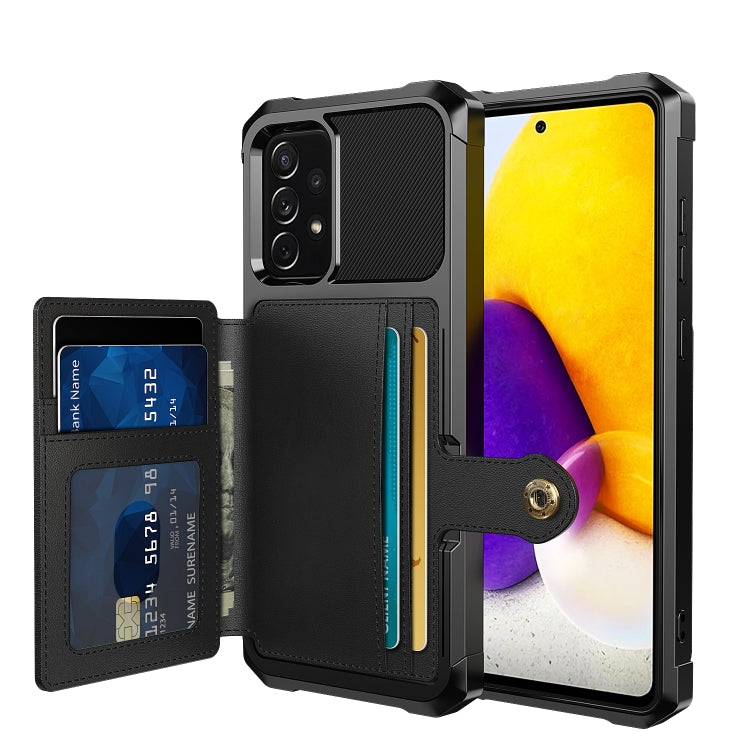 Magnetic Wallet Card Bag Leather Phone Case, For Samsung Galaxy A72 5G / 4G, For Samsung Galaxy S21 FE 5G