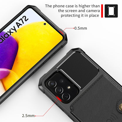 Magnetic Wallet Card Bag Leather Phone Case, For Samsung Galaxy A72 5G / 4G, For Samsung Galaxy S21 FE 5G
