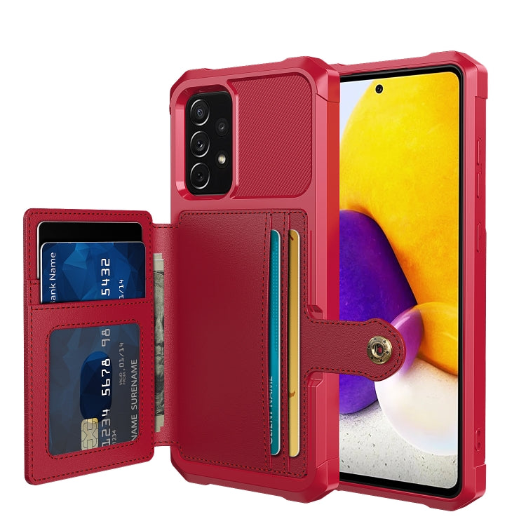 Magnetic Wallet Card Bag Leather Phone Case, For Samsung Galaxy A72 5G / 4G, For Samsung Galaxy S21 FE 5G