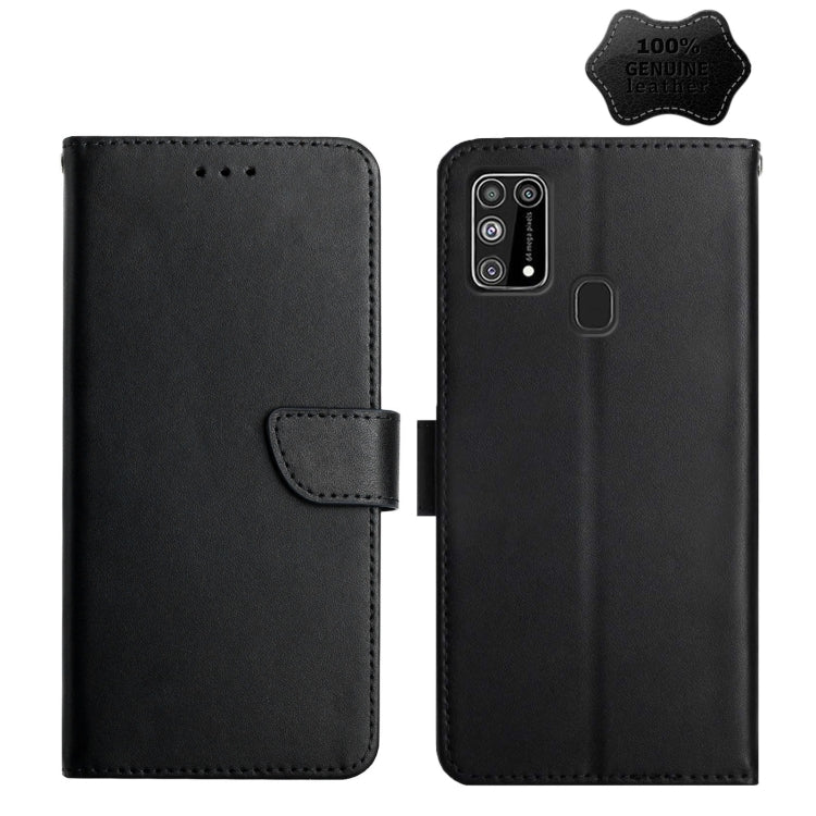 Genuine Leather Fingerprint-proof Horizontal Flip Phone Case, For Samsung Galaxy A40, For Samsung Galaxy A41, For Samsung Galaxy A42 5G, For Samsung Galaxy A50, For Samsung Galaxy A51, For Samsung Galaxy A51 5G, For Samsung Galaxy A70                  ...