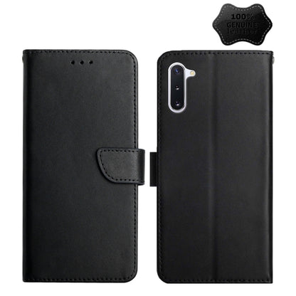 Genuine Leather Fingerprint-proof Horizontal Flip Phone Case, For Samsung Galaxy A40, For Samsung Galaxy A41, For Samsung Galaxy A42 5G, For Samsung Galaxy A50, For Samsung Galaxy A51, For Samsung Galaxy A51 5G, For Samsung Galaxy A70                  ...