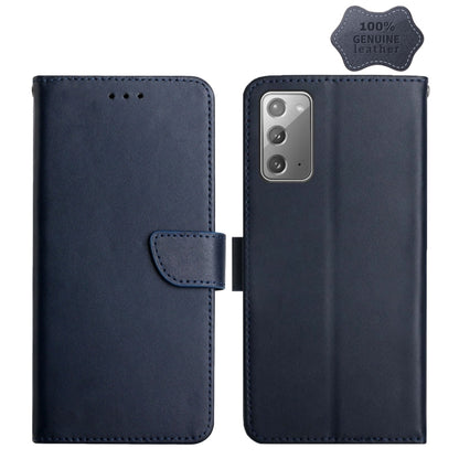 Genuine Leather Fingerprint-proof Horizontal Flip Phone Case, For Samsung Galaxy A40, For Samsung Galaxy A41, For Samsung Galaxy A42 5G, For Samsung Galaxy A50, For Samsung Galaxy A51, For Samsung Galaxy A51 5G, For Samsung Galaxy A70                  ...