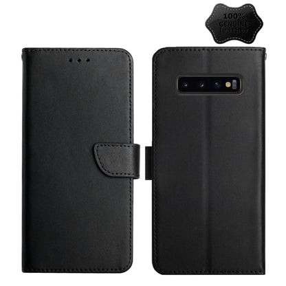 Genuine Leather Fingerprint-proof Horizontal Flip Phone Case, For Samsung Galaxy Note20 Ultra, For Samsung Galaxy S10, For Samsung Galaxy S10e, For Samsung Galaxy S10+, For Samsung Galaxy S20, For Samsung Galaxy S20 FE, For Samsung Galaxy S20+         ...