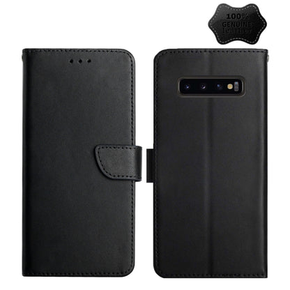 Genuine Leather Fingerprint-proof Horizontal Flip Phone Case, For Samsung Galaxy Note20 Ultra, For Samsung Galaxy S10, For Samsung Galaxy S10e, For Samsung Galaxy S10+, For Samsung Galaxy S20, For Samsung Galaxy S20 FE, For Samsung Galaxy S20+         ...