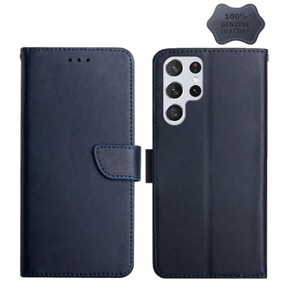 Genuine Leather Fingerprint-proof Horizontal Flip Phone Case, For Samsung Galaxy Note20 Ultra, For Samsung Galaxy S10, For Samsung Galaxy S10e, For Samsung Galaxy S10+, For Samsung Galaxy S20, For Samsung Galaxy S20 FE, For Samsung Galaxy S20+         ...