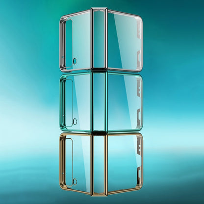 Electroplated Transparent PC Phone Case, For Samsung Galaxy Z Flip3 5G