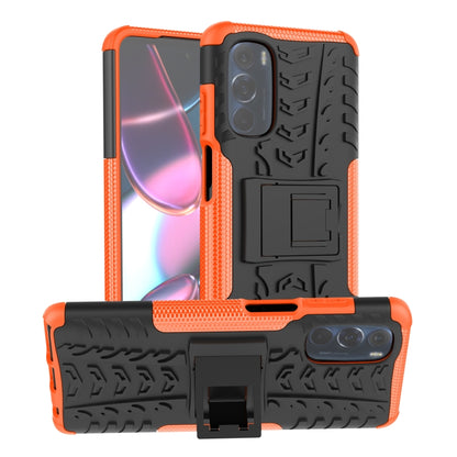 Tire Texture TPU + PC Phone Case with Holder, For Motorola Moto G Stylus 2022 4G, For Samsung Galaxy A03S 2022 165.8mm US