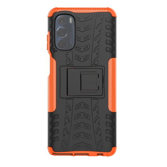 Tire Texture TPU + PC Phone Case with Holder, For Motorola Moto G Stylus 2022 4G, For Samsung Galaxy A03S 2022 165.8mm US