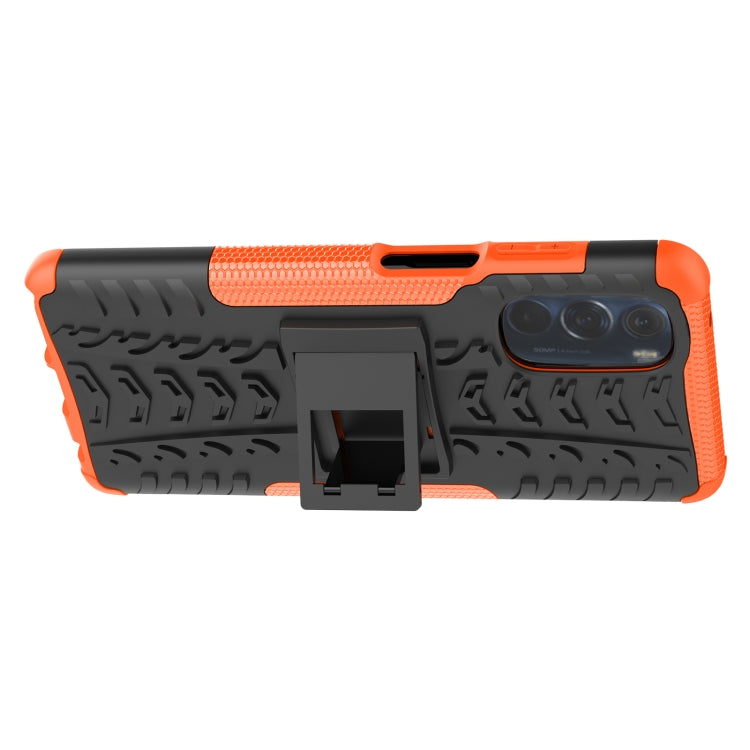 Tire Texture TPU + PC Phone Case with Holder, For Motorola Moto G Stylus 2022 4G, For Samsung Galaxy A03S 2022 165.8mm US