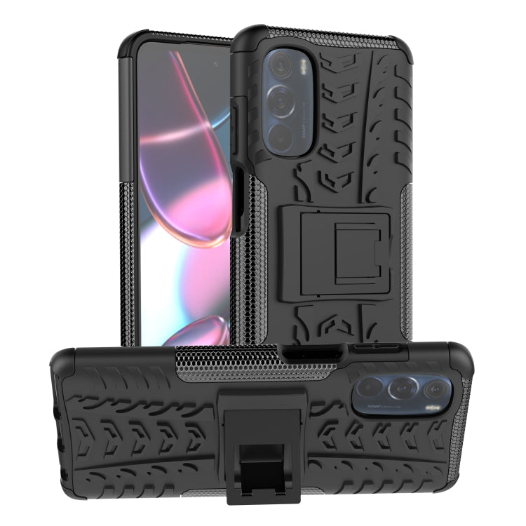 Tire Texture TPU + PC Phone Case with Holder, For Motorola Moto G Stylus 2022 4G, For Samsung Galaxy A03S 2022 165.8mm US